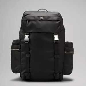 LULULEMON Wunderlust 25L Black Recycled Nylon Water Repellant Unisex Backpack